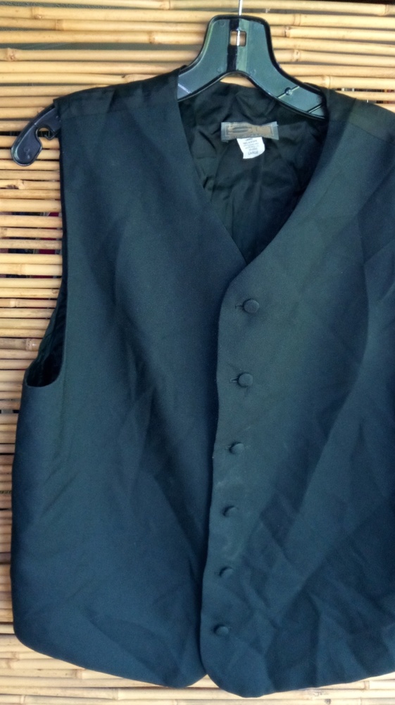 Men's Steven Land Black Vest L